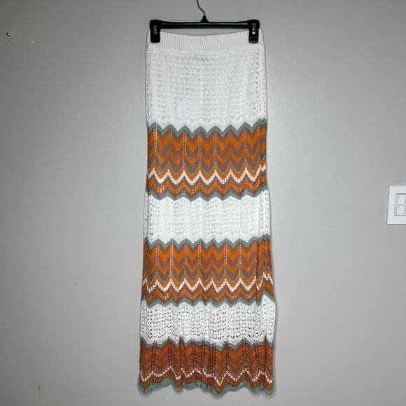 NWT Petal & Pup Nova Skirt Maxi Crochet Knit Size 8 Travel Beach Vacation Resort - Picture 4 of 10